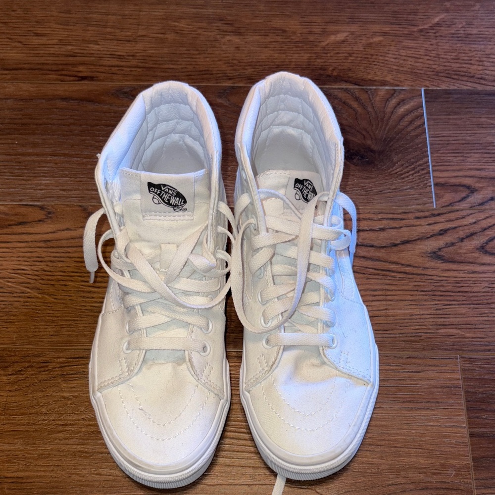 Vans White High-Top Sneakers